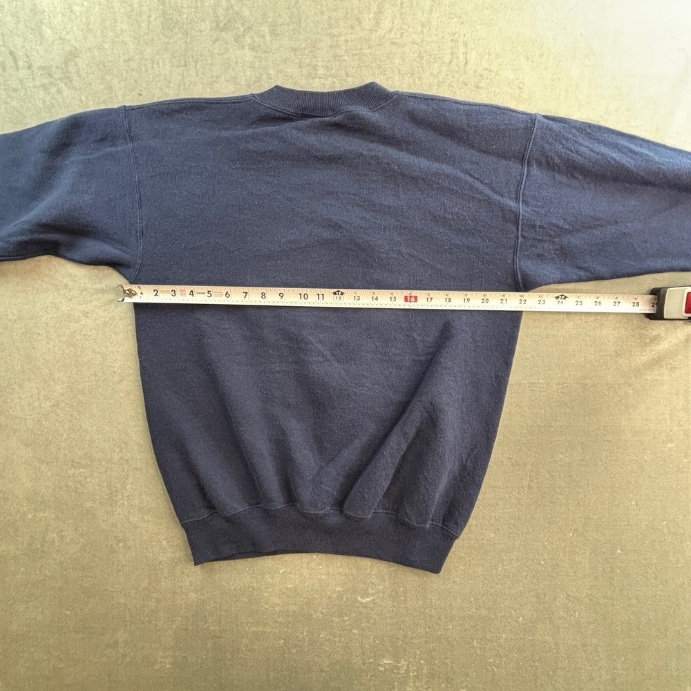 Lee The Big Apple New York Crewneck Sweatshirt Men's Large Navy USA Made - Picture 7 of 14